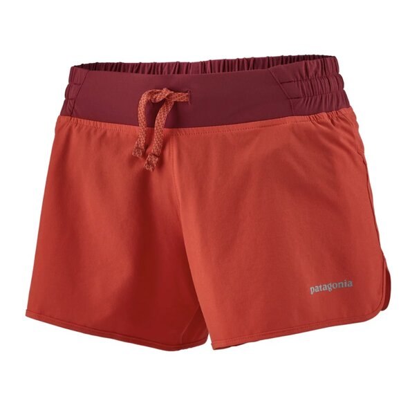 Patagonia Pants - PATAGONIA Nine Trails Shorts Lined 4" in Orange Red Gorpcore Running - Size S
